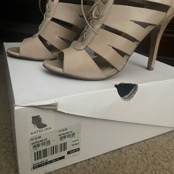 ALDO KATELINA LACE UP HEELS - Picture 5 of 5